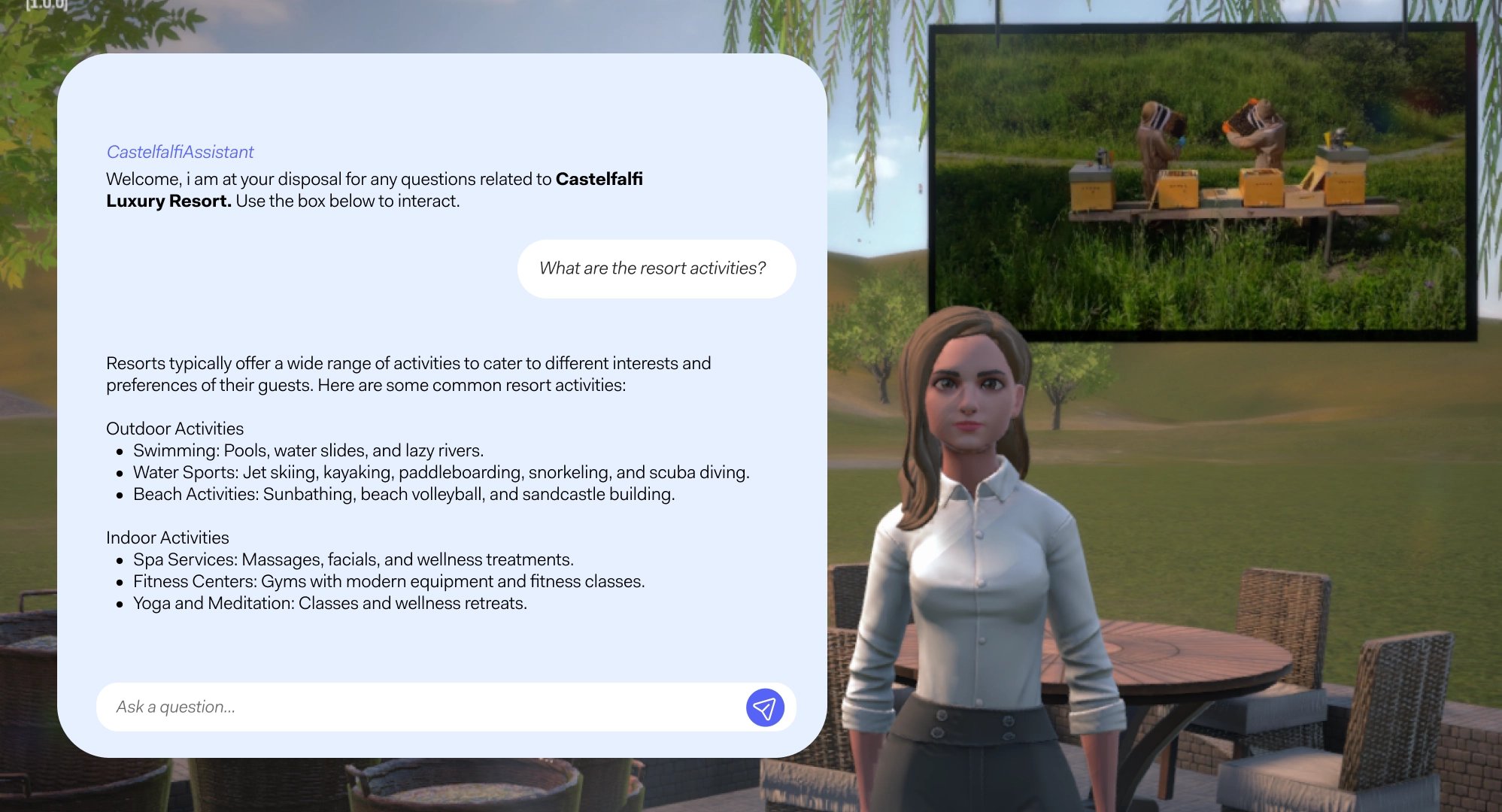 Castelfalfi Chatbot for answers